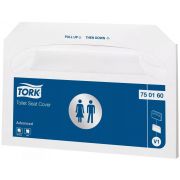 Индивидуальные бумажные покрытия на унитаз Tork